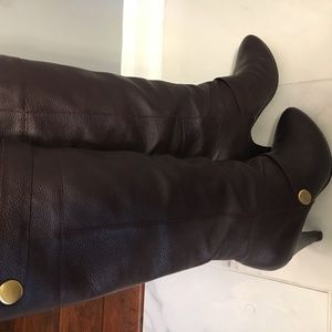 Leather boots
